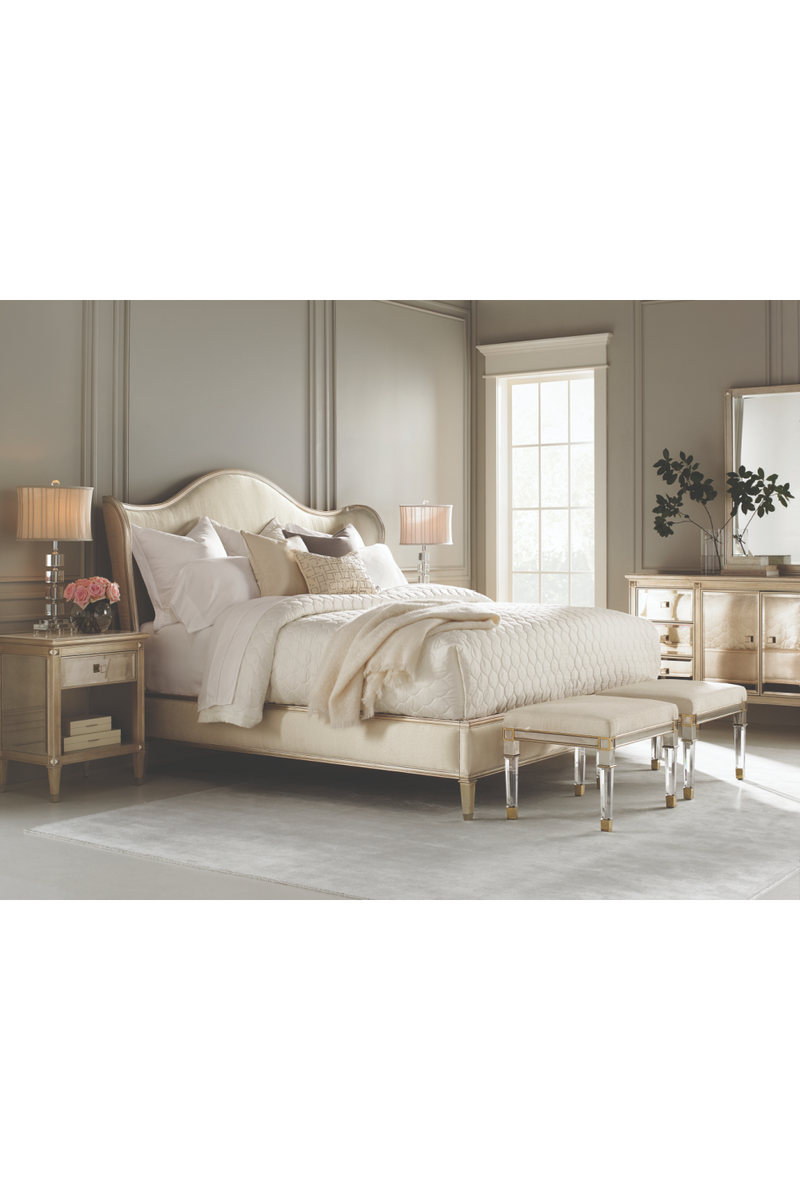 Banc Moderne Rembourré | Caracole Silver And Gold | Oroatrade.com