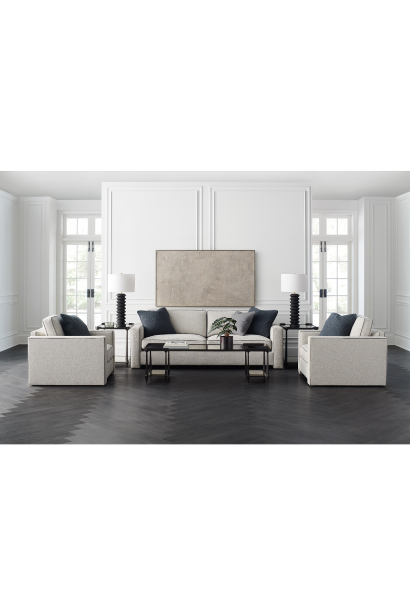 Table d'appoint en verre et en bronze | Caracole End All | Meubleluxe.fr