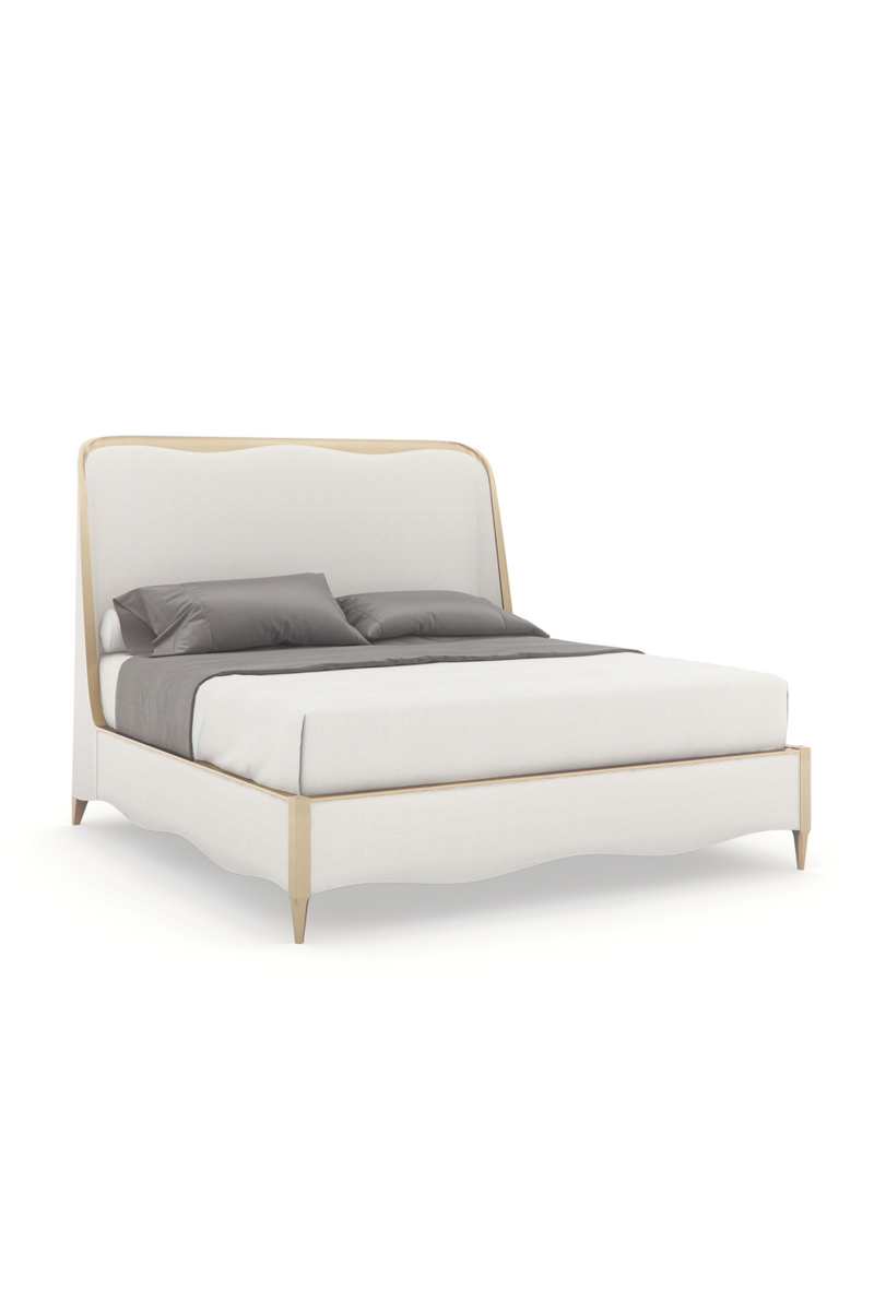 Lit Moderne Blanc California King | Caracole Deep Sleep | OROA.fr