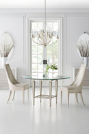 Base pour table de salle à manger en métal taupe | Caracole Social | Meubleluxe.fr