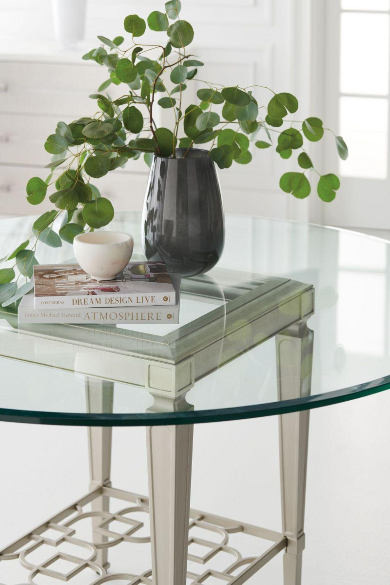 Base pour table de salle à manger en métal taupe | Caracole Social | Meubleluxe.fr