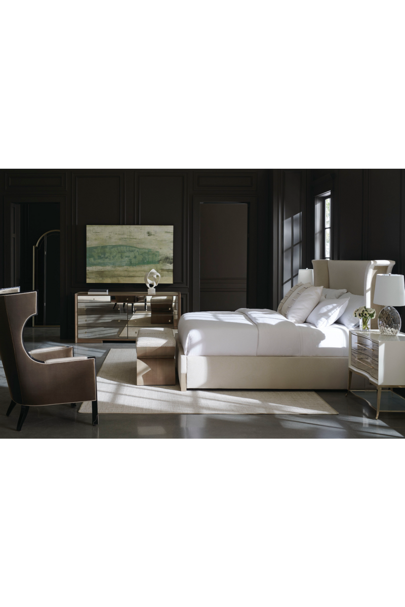 Lit moderne gris clair | Caracole Beauty Sleep | OROA.fr