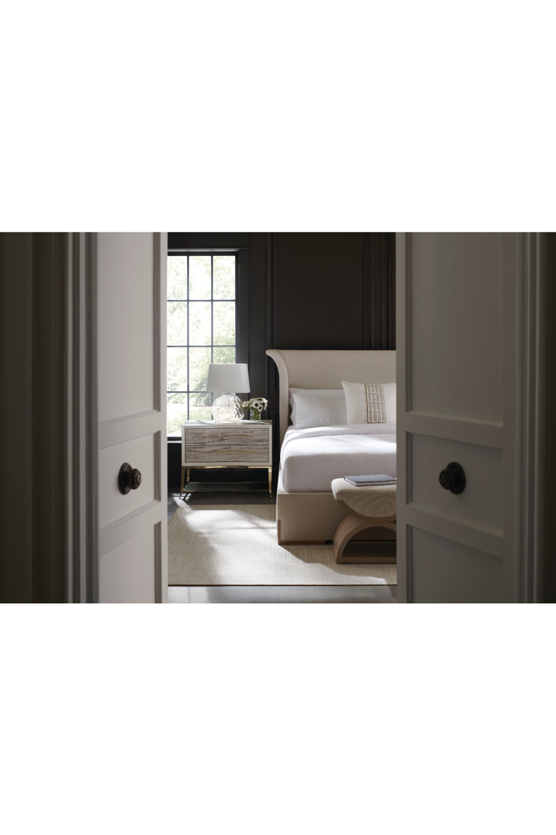 Lit moderne gris clair | Caracole Beauty Sleep | OROA.fr