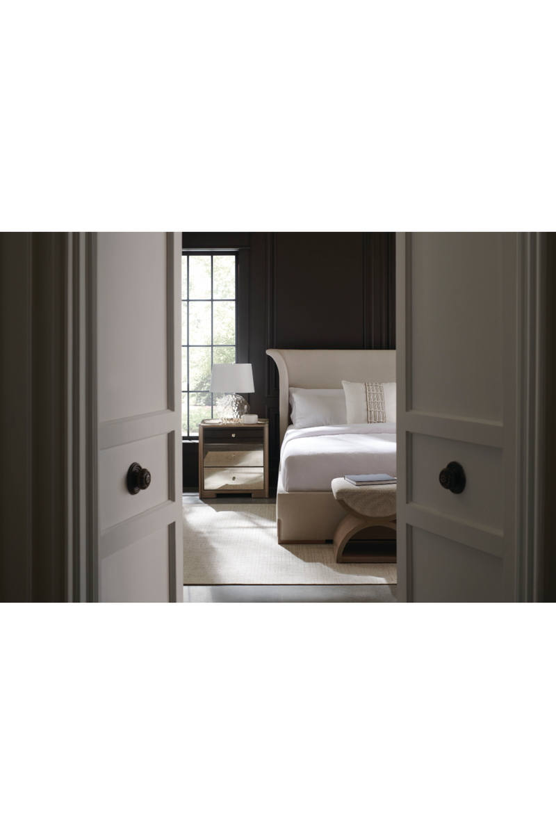 Lit moderne gris clair | Caracole Beauty Sleep | OROA.fr