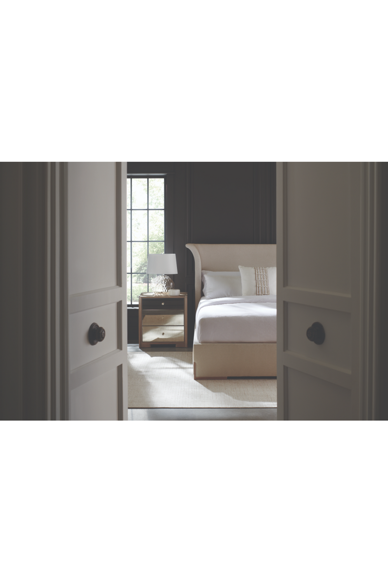 Lit moderne gris clair | Caracole Beauty Sleep | OROA.fr