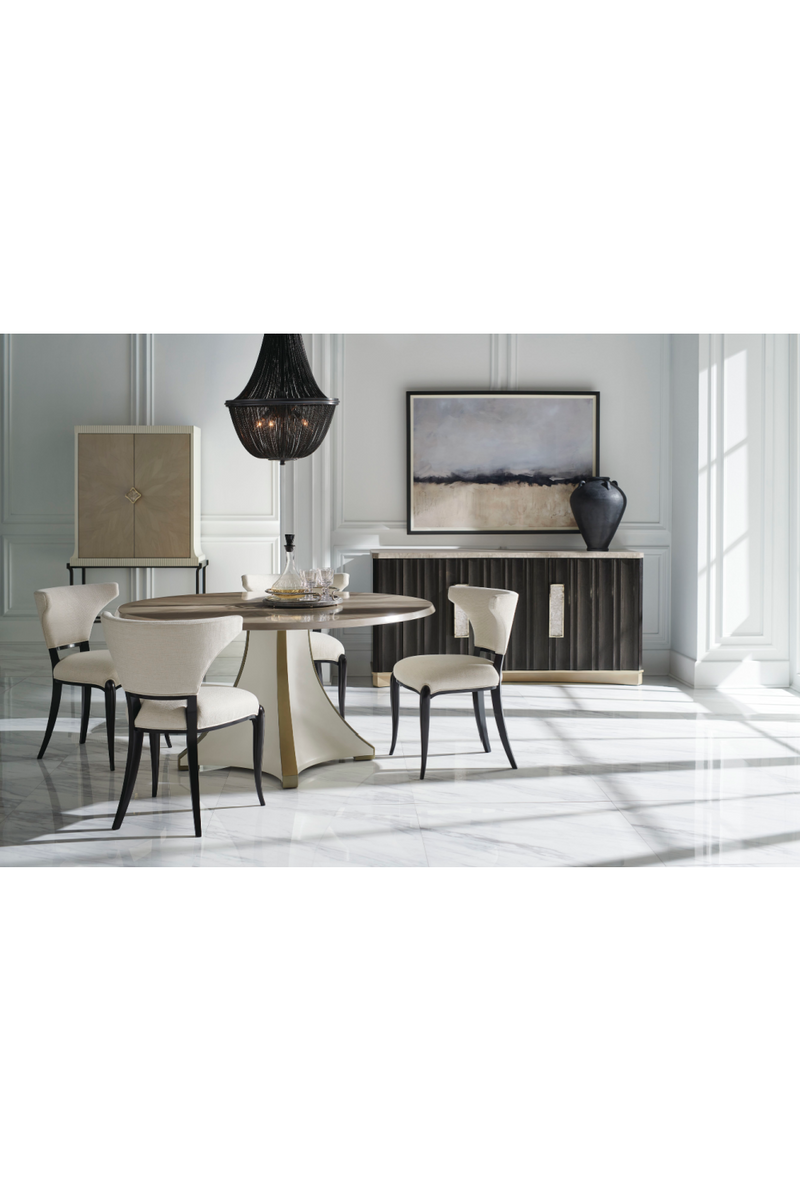 Chaises de salle à manger modernes à ailes | Caracole Be My Guest | OROA.fr
