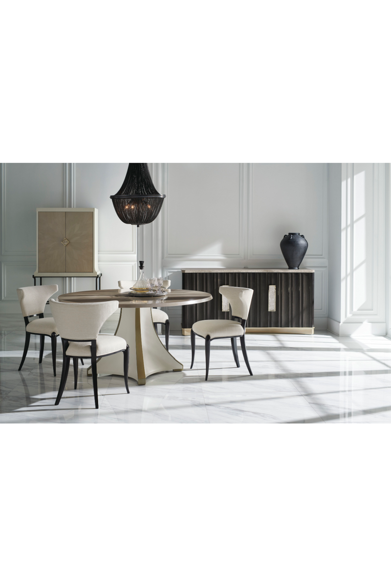 Chaises de salle à manger modernes à ailes | Caracole Be My Guest | OROA.fr