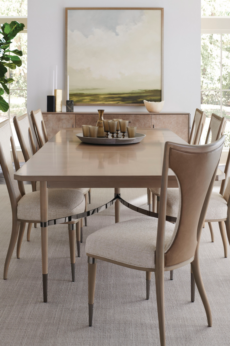 Chaise de salle à manger scandinave beige | Caracole Take Your Seat | OROA.fr