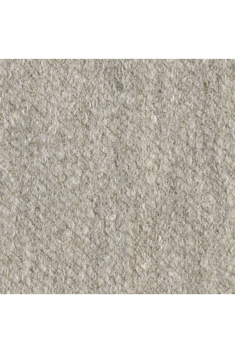 Banc Moderne en Mohair Gris | Caracole Roll Play | Meubleluxe.fr