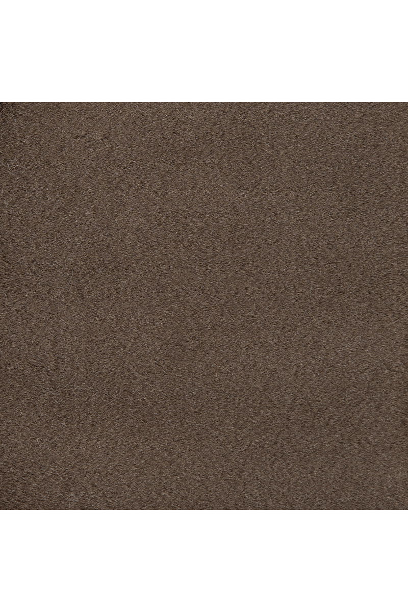 Chaise de salle à manger en velours taupe | Caracole Caress | OROA.fr