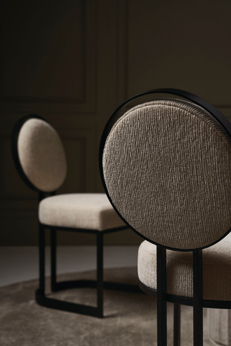 Chaises de salle à manger à dossier arrondi (2) | Caracole La Lune | OROA.fr