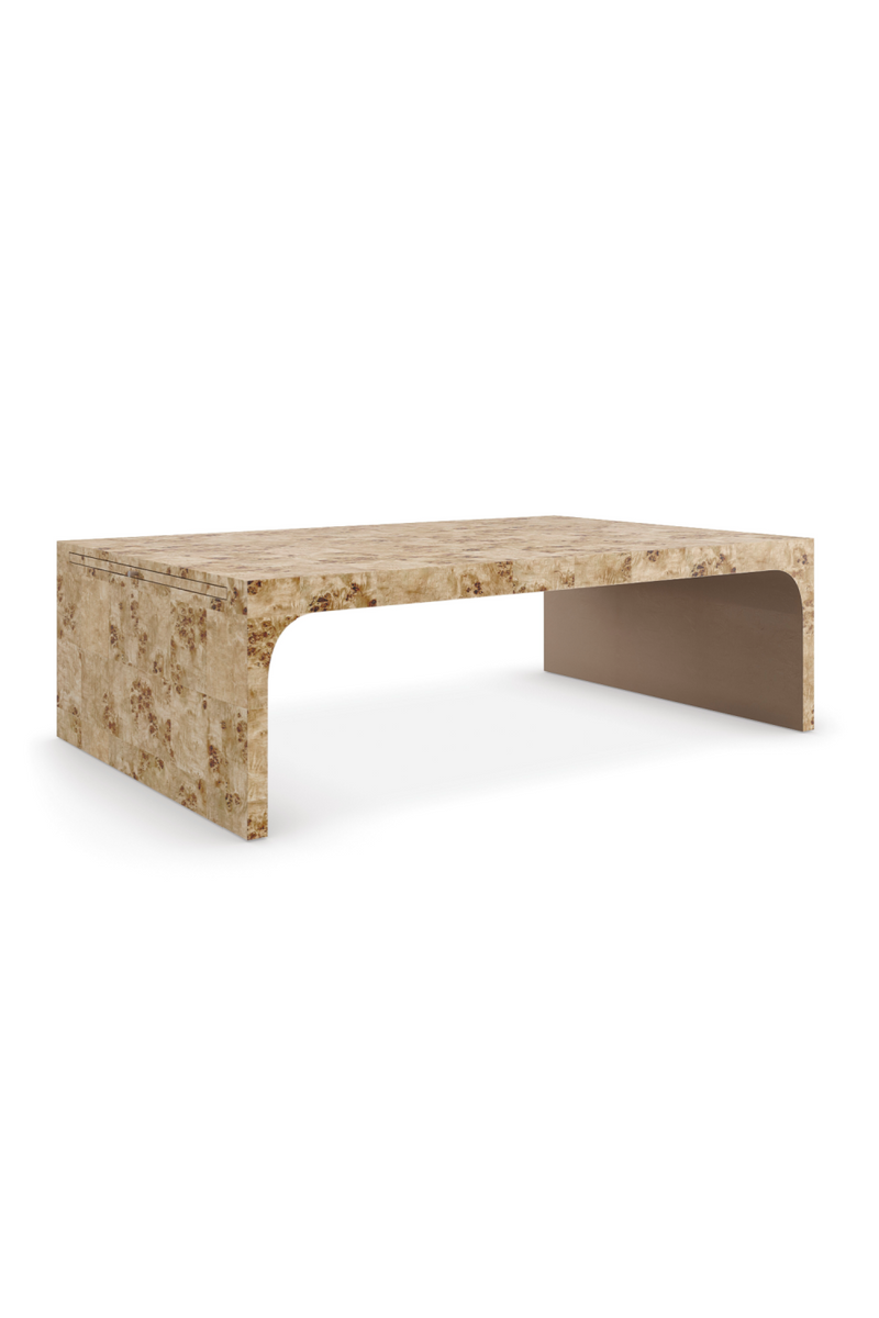 Table basse rectangulaire en bois de Mappa | Caracole Burlesque | Meubleluxe.fr