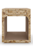 Table d'appoint carrée en bois de Mappa | Caracole Burlesque | Meubleluxe.fr