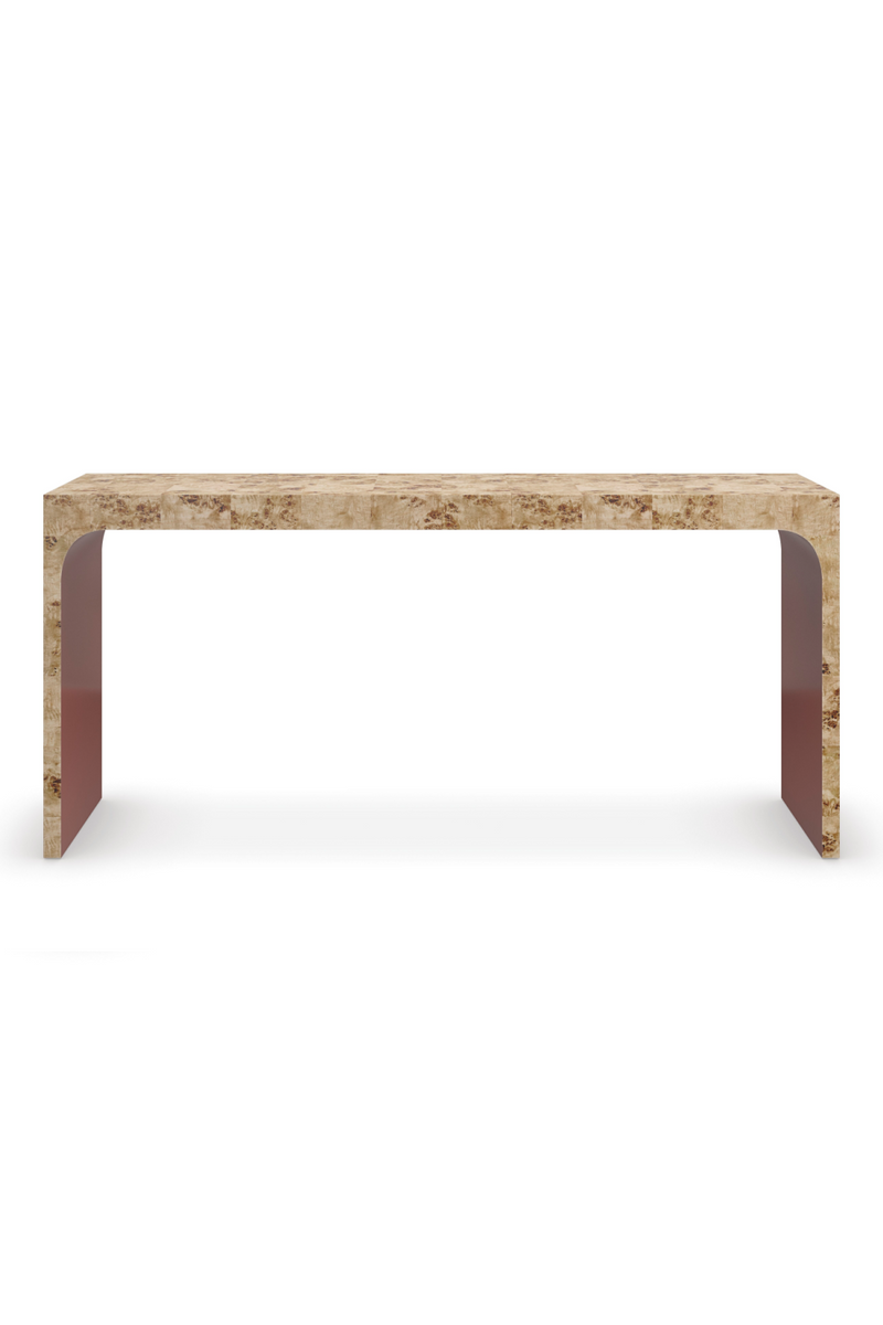 Console rectangulaire en bois de Mappa | Caracole Cabaret | Meubleluxe.fr