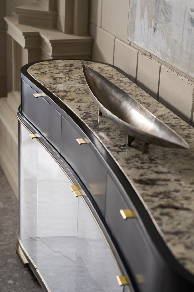 Buffet argenté à 4 portes | Caracole Glace | OROA.fr