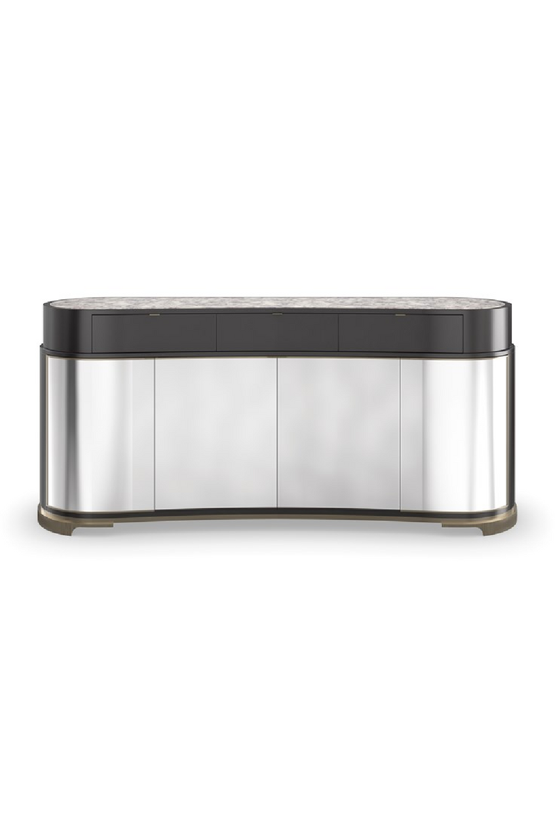 Buffet argenté à 4 portes | Caracole Glace | OROA.fr