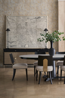 Chaise de salle à manger noire en bois courbé (2) | Caracole Champagne | OROA.fr