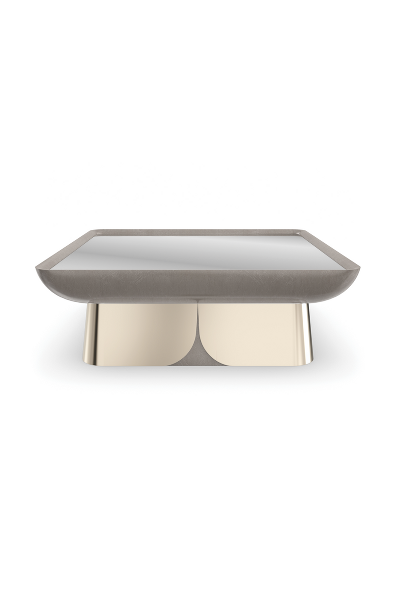 Table Basse Carrée en Miroir | Caracole Zenith | OROA.fr