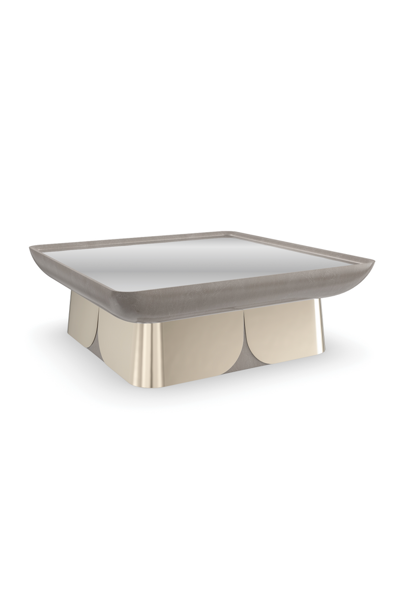 Table Basse Carrée en Miroir | Caracole Zenith | OROA.fr