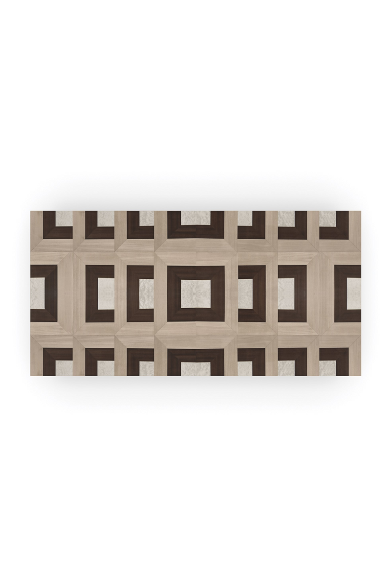 Table Basse Rectangulaire à Parquet | Caracole Illusion | OROA.fr