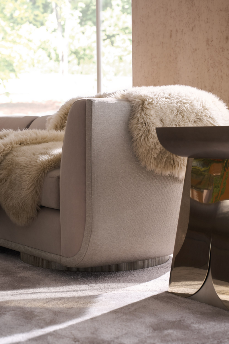 Table d’appoint carrée avec miroir | Caracole Zenith | OROA.fr