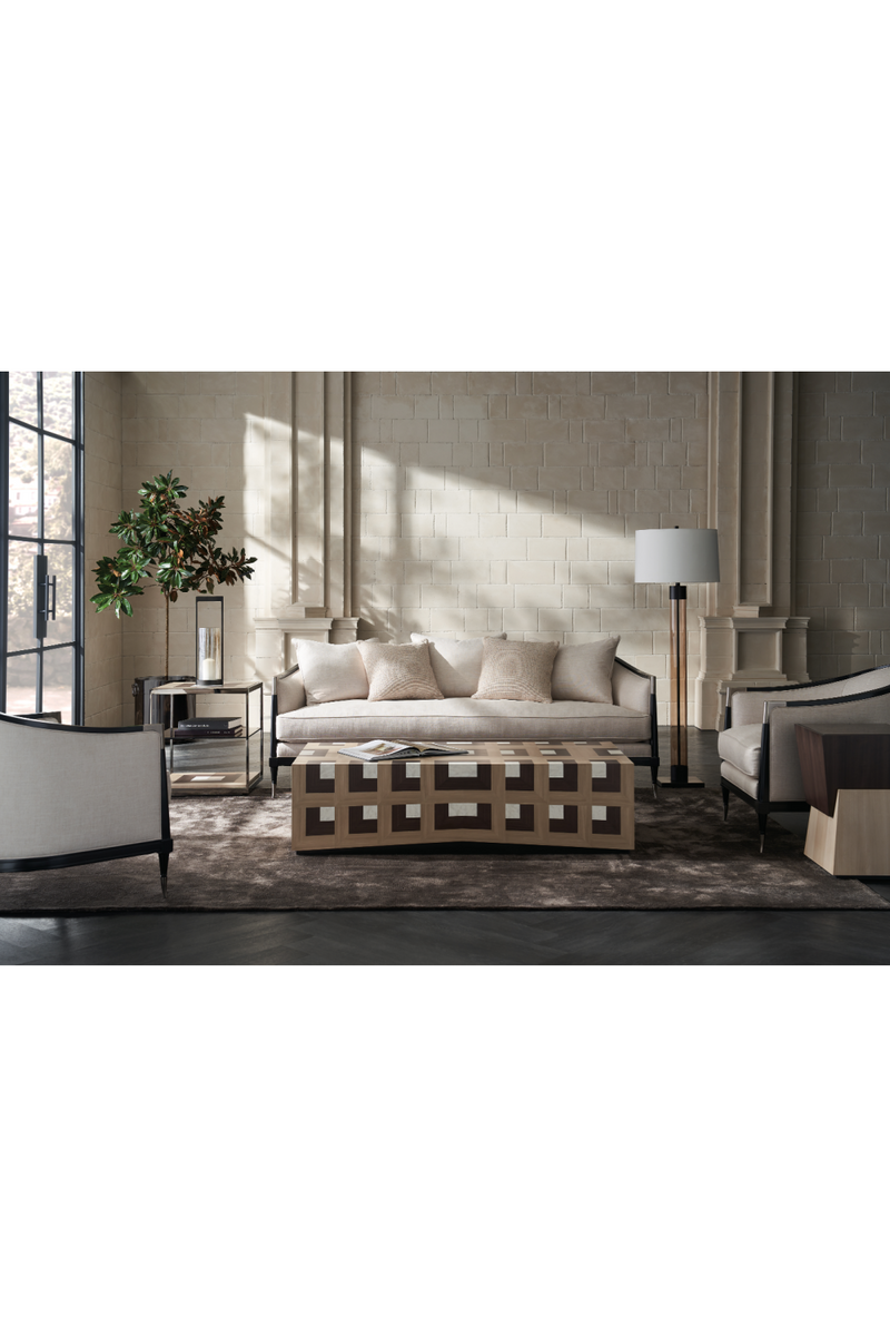Table d’Appoint Cubiste Bicolore | Caracole Relativity | OROA.fr