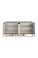 Meuble TV à 4 portes miroir | Caracole Aero | OROA.fr