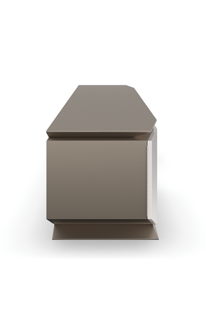 Meuble multimedia moderne metallise | Caracole Axis | OROA.fr