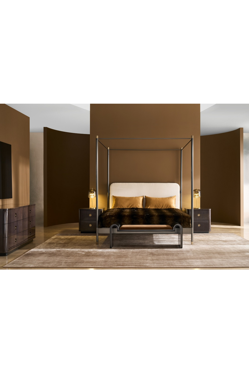Table de nuit en bois brun | Caracole Bachelor | OROA.fr