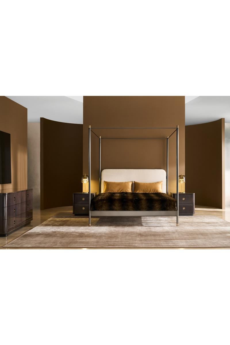 Table de nuit en bois brun | Caracole Bachelor | OROA.fr