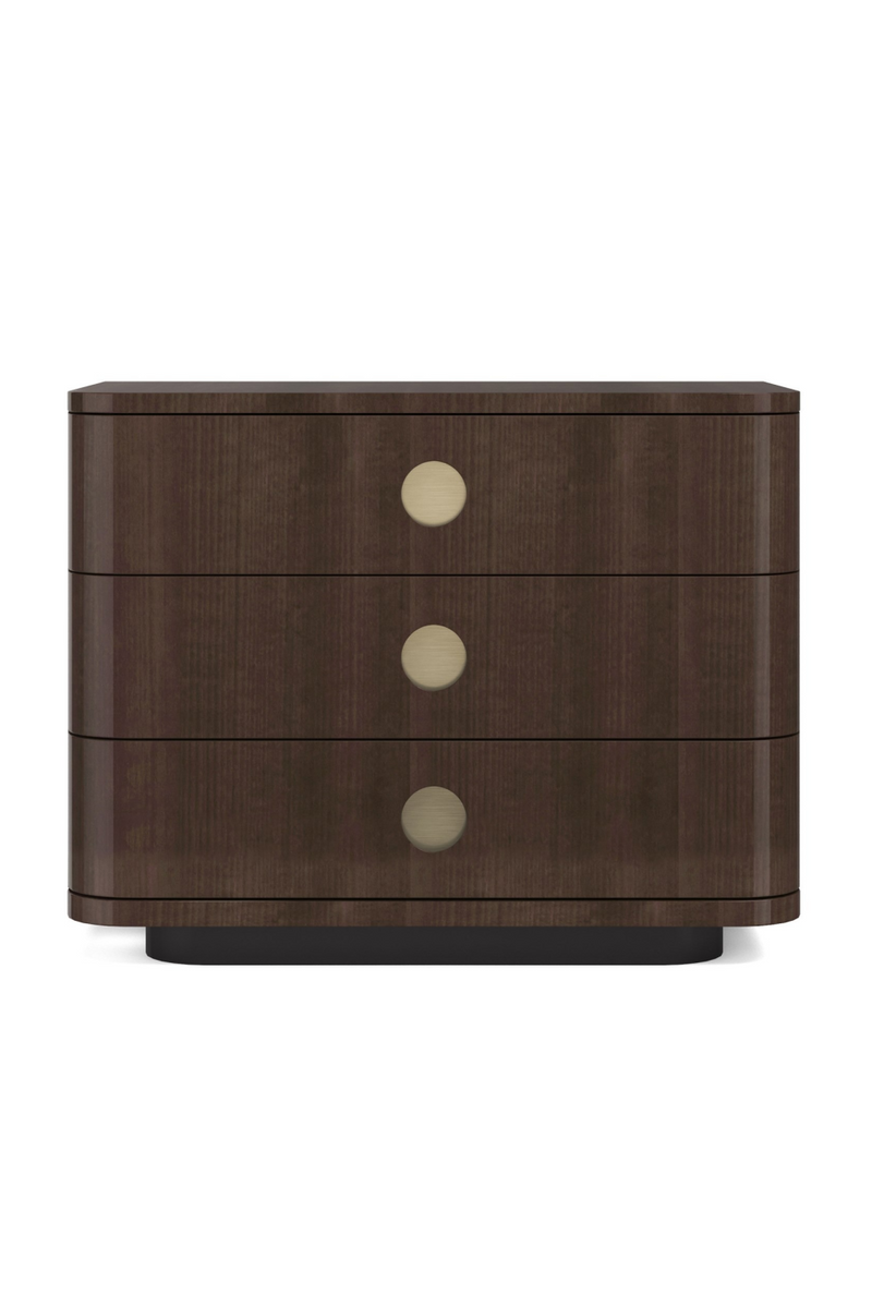 Table de nuit en bois brun | Caracole Bachelor | OROA.fr