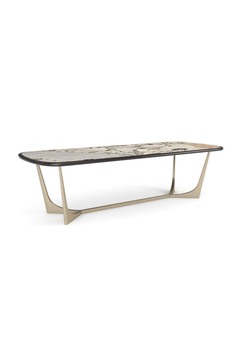 Table à manger en pierre brillante | Caracole Vena | OROA.fr