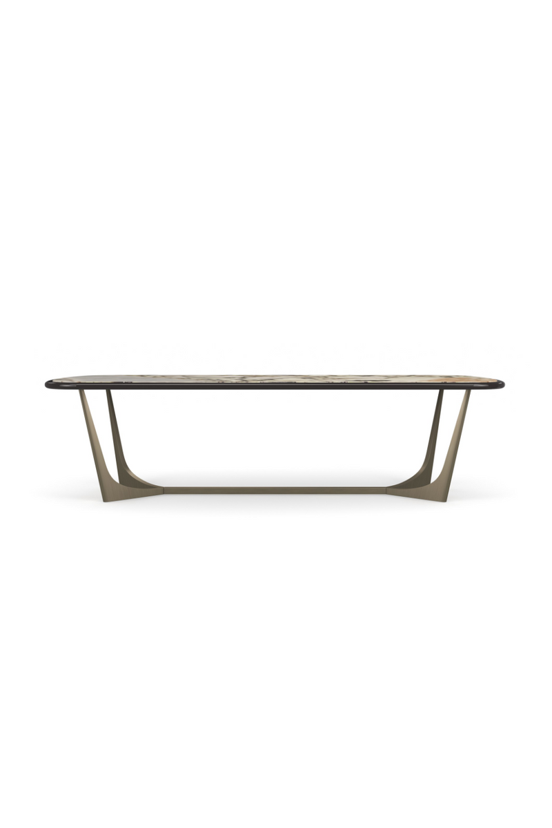 Table à manger en pierre brillante | Caracole Vena | OROA.fr
