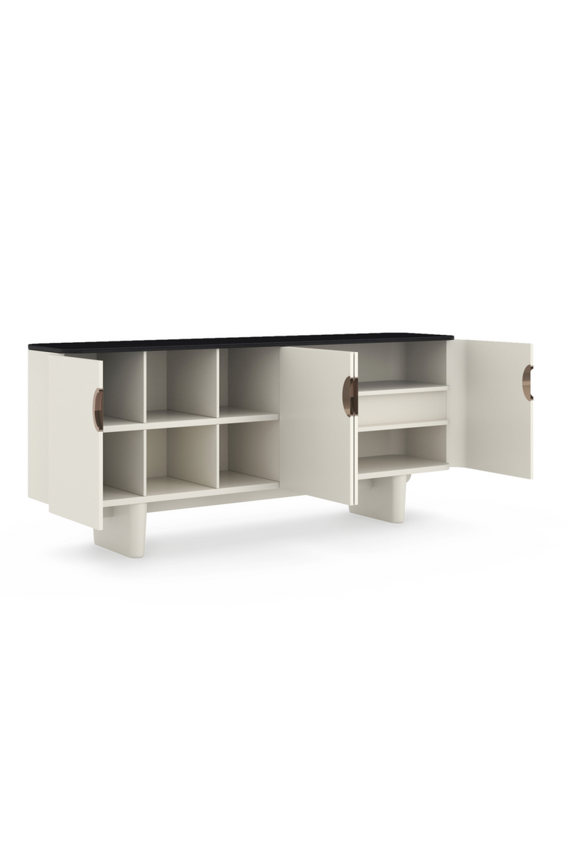 Buffet blanc à 4 portes | Caracole Paragon | OROA.fr