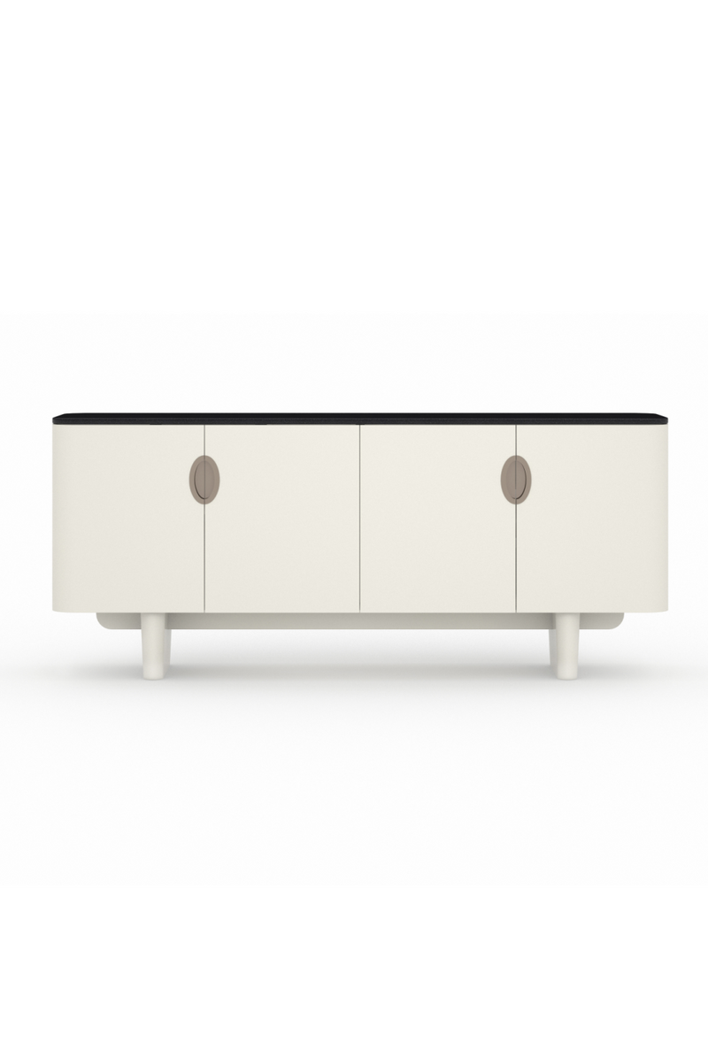 Buffet blanc à 4 portes | Caracole Paragon | OROA.fr