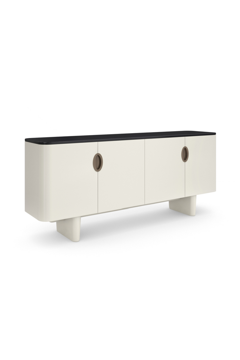 Buffet blanc à 4 portes | Caracole Paragon | OROA.fr
