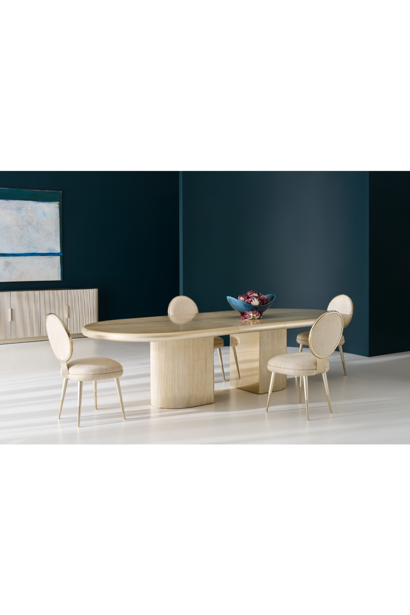 Chaise de salle à manger or clair | Caracole Apollo