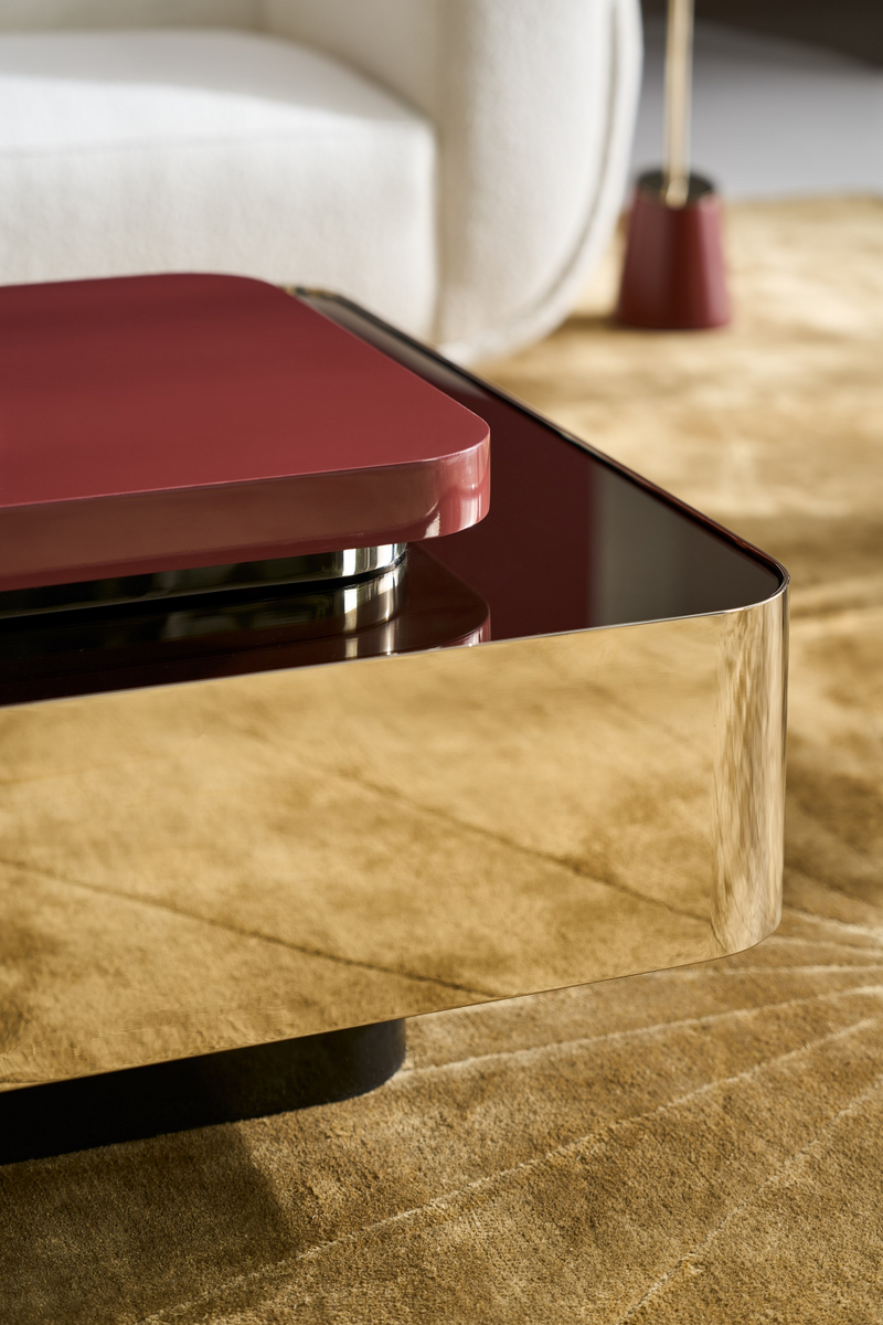 Table basse bronze fumé | Caracole Periphery | OROA.fr
