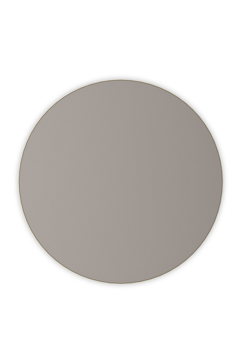 Table basse ronde avec miroir bronze | Caracole Radius | OROA.fr