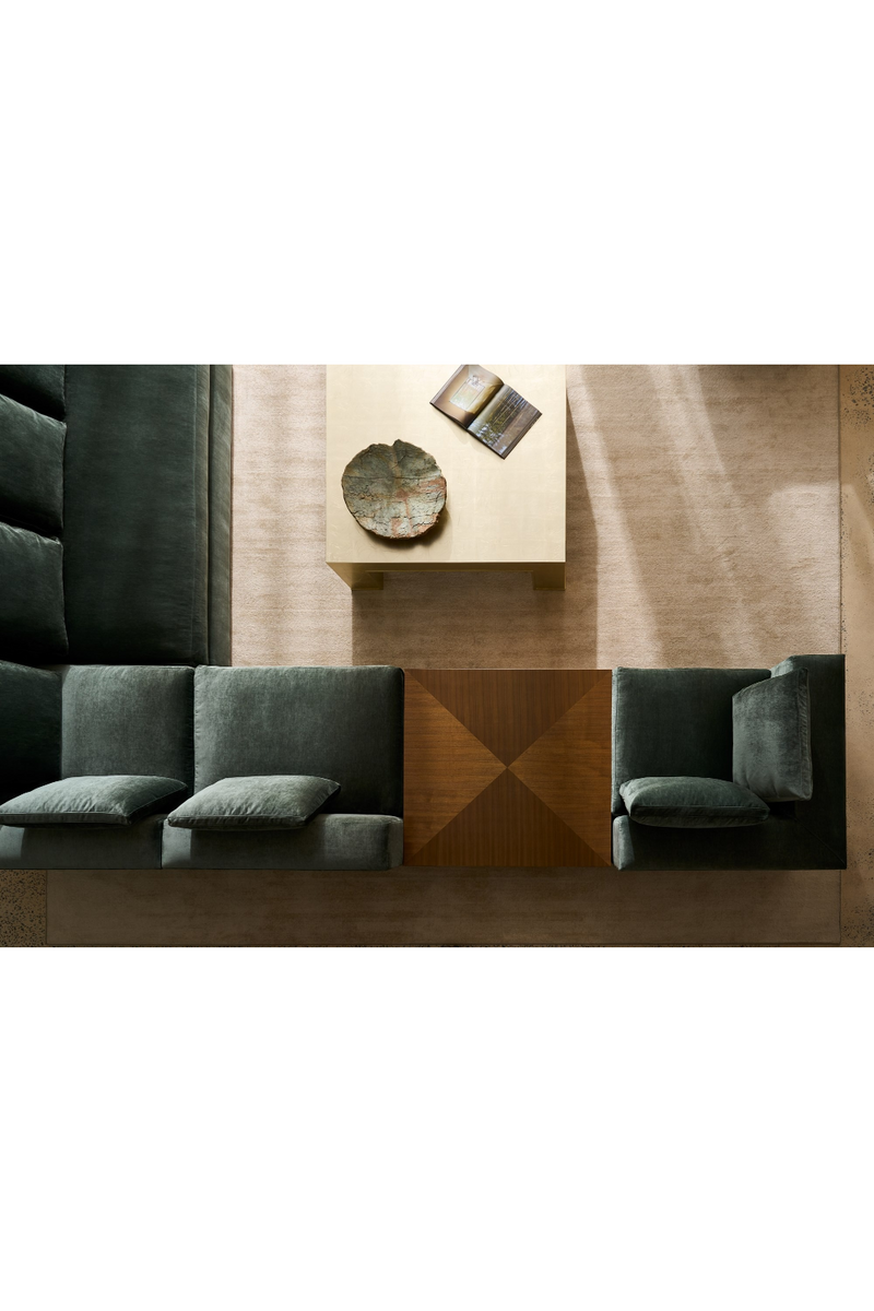 Table basse carrée en bois dur | Caracole Dorado | OROA.fr