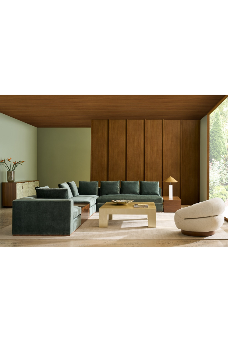 Table basse carrée en bois dur | Caracole Dorado | OROA.fr