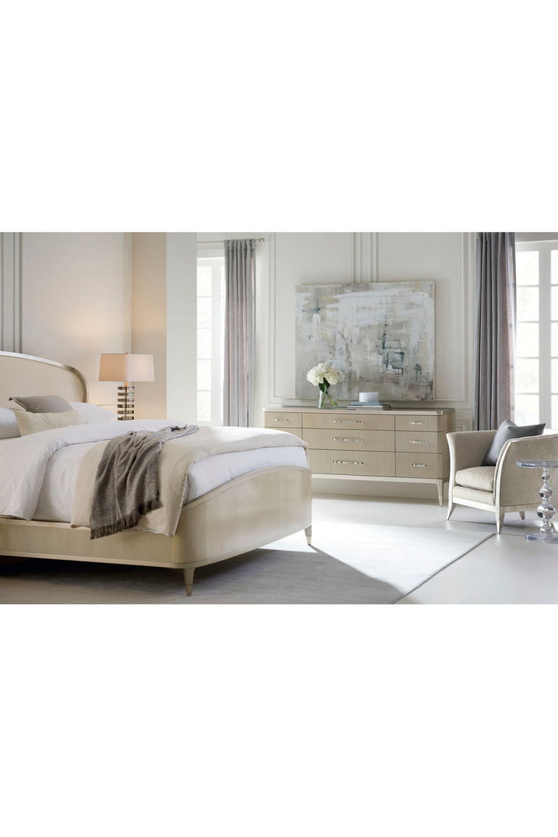 Lit en bois de Koto champagne | Caracole Good night sleep | Meubleluxe.fr