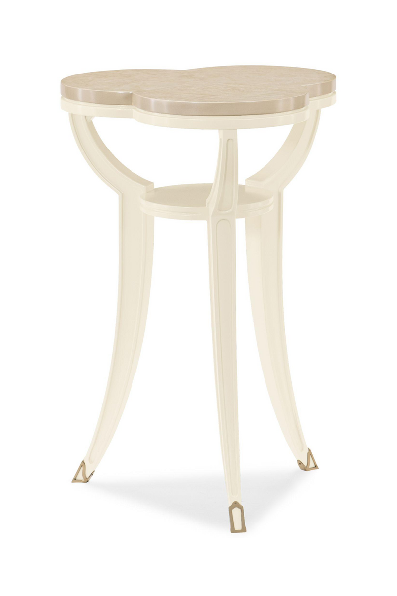 Table d'appoint en bois ivoire | Caracole Tippy | Meubleluxe.fr