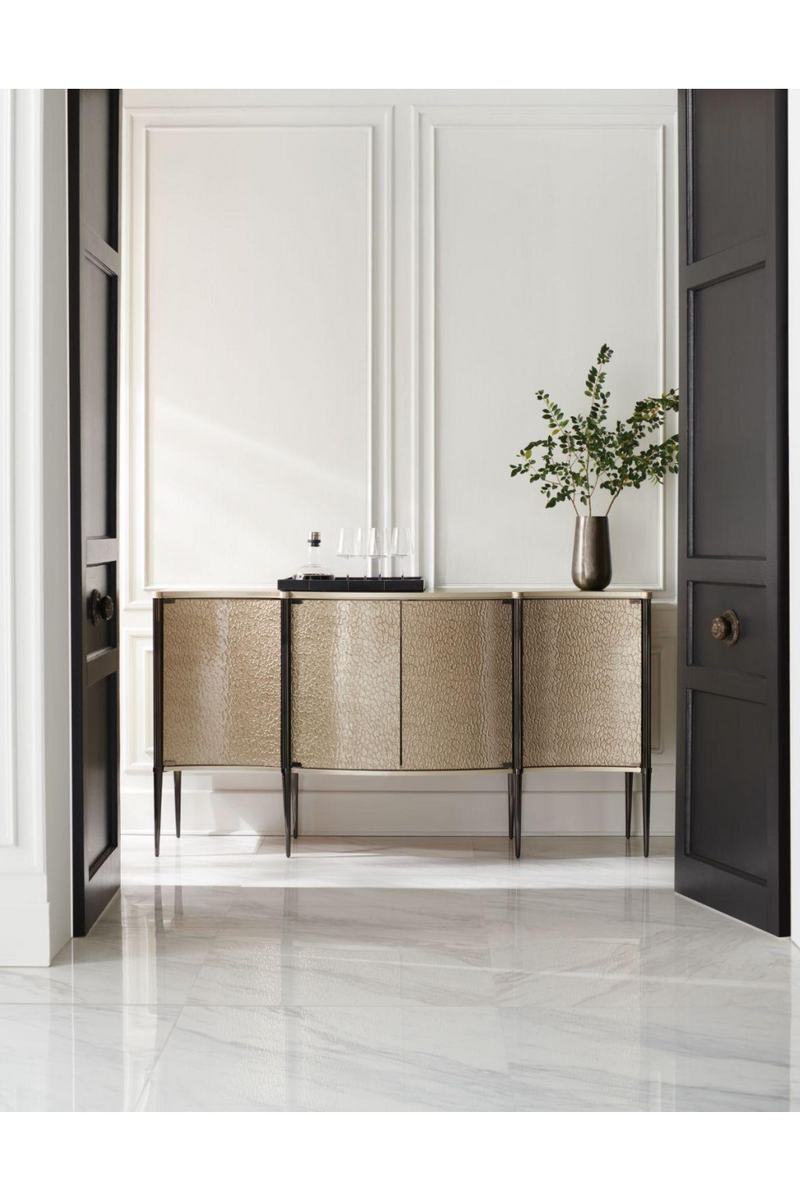 Buffet à 4 Portes en Verre Courbé | Caracole A New Day | OROA.fr