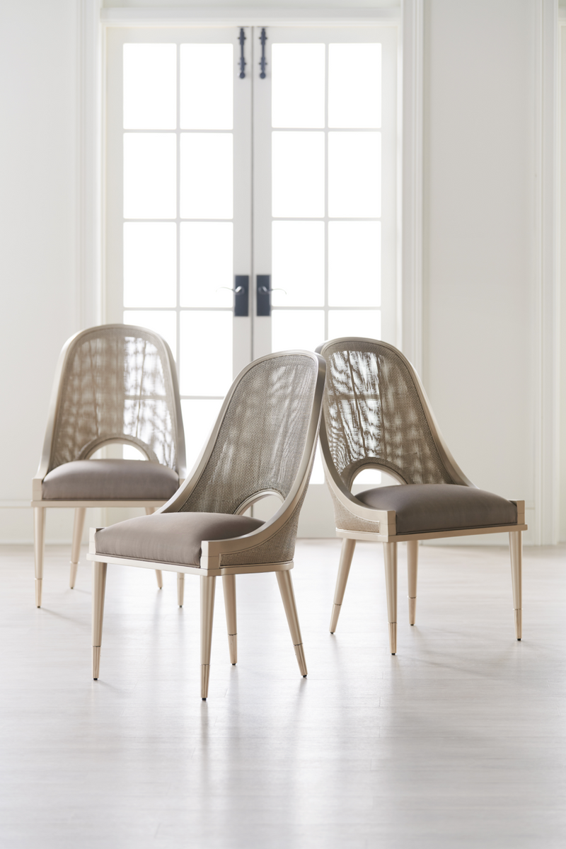 Chaise de Salle à Manger à Dossier Découpé | Caracole Cane I Join You | OROA.fr
