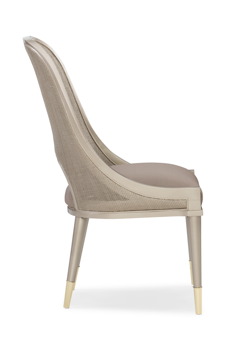 Chaise de Salle à Manger à Dossier Découpé | Caracole Cane I Join You | OROA.fr