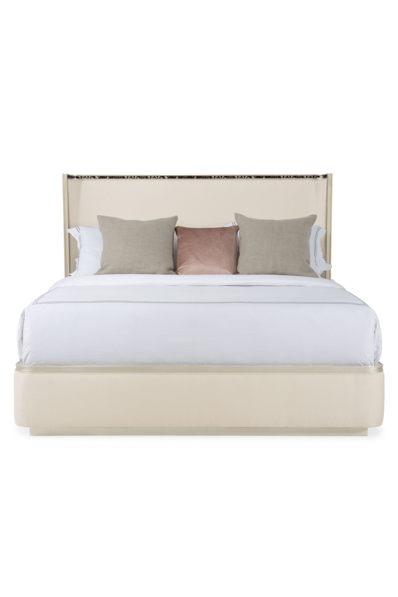 Lit King Crème Minimaliste Moderne | Caracole Dream Big | Oroa.fr