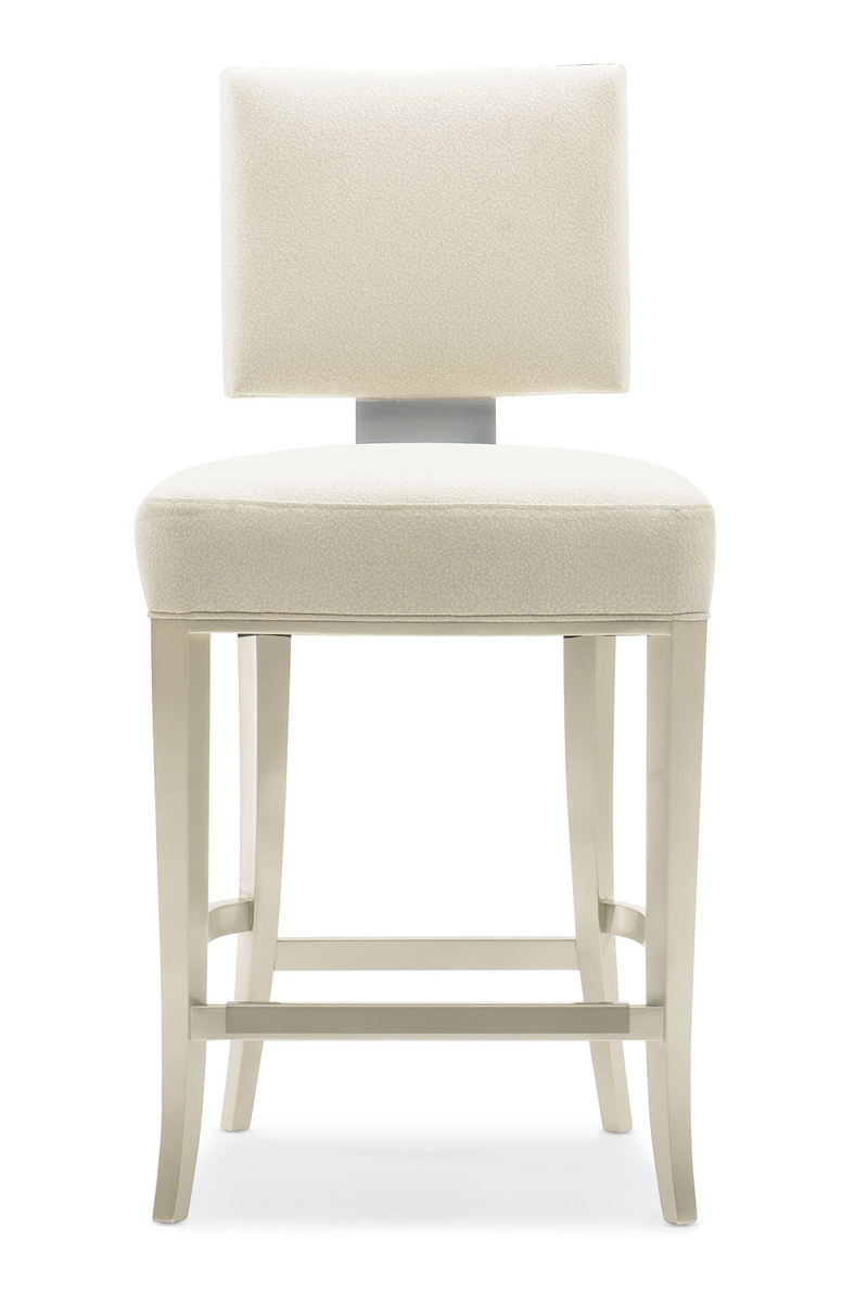 Tabouret de bar aux teintes neutres | Caracole Places Réservées | Meubleluxe.fr