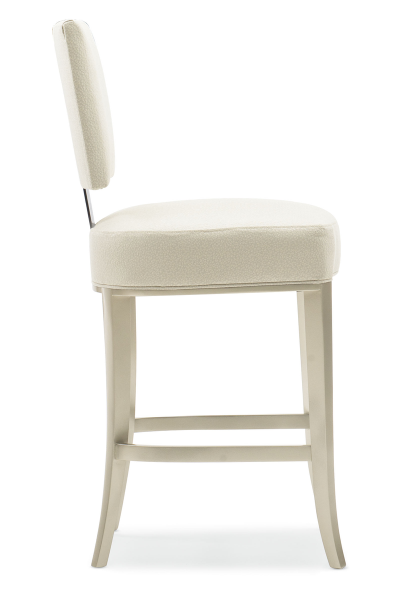 Tabouret de bar aux teintes neutres | Caracole Places Réservées | Meubleluxe.fr