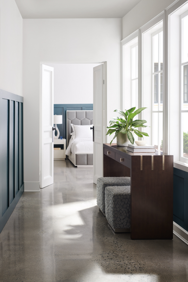 Ottoman en Velours à Imprimé Léopard | Caracole Soft Touch | Oroa.fr